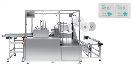 Machine à emballer de Prepad d'alcool de Multilanes pour le tissu humide d'usage médical