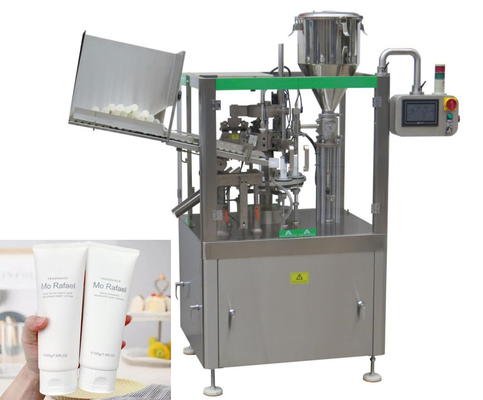 Crème cosmétique remplissante de lotion de machine de cachetage de tube en plastique mou automatique