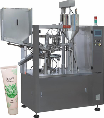 Crème cosmétique, dentifrice, tube en plastique, remplisseur d'emballage, machine à remplir et sceller