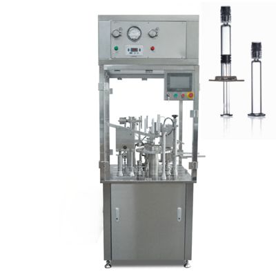 Machine de remplissage de seringue préremplie optimisant la ligne de production Norme GMP/CE