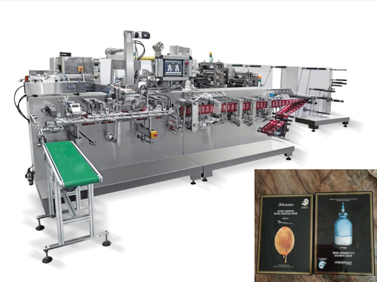 Machine à emballer automatique à grande vitesse de masque protecteur 80g/M2 Spunlace