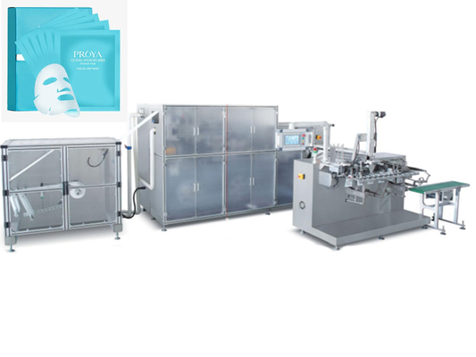 Machine à emballer faciale complètement automatique cosmétique de masque 50Hz non tissée