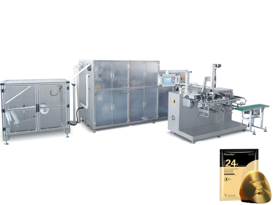 Masque facial automatique de preuve de la poussière faisant la machine de garniture du joint de côté de la machine trois