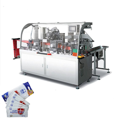machine de conditionnement humide non-tissée de chiffons de 380V Spunlace, machine à emballer démangeante de chiffons de reliver