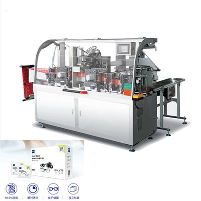 Machine à emballer humide automatique de tissu de capacité élevée avec 4 le cachetage latéral, chiffons antibrouillard faisant la machine
