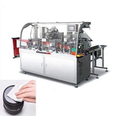 Un chiffon humide fois faisant à machine 4 horizontaux automatiques cachetage latéral