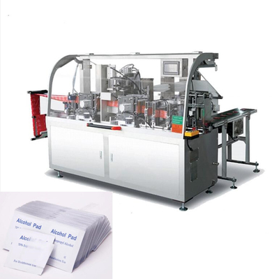 Désinfection de la machine à emballer humide de protection d'alcool de chiffons 80-100bags/min
