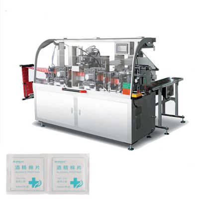 Cachetage latéral du contrôle quatre automatiques de PLC de machine à emballer de protection d'alcool