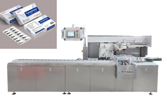 La ligne de cartonnage de médecine de PLC a enclenché la machine de cartonnage continue de porte