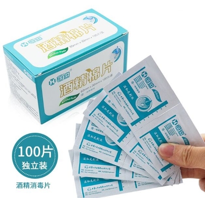 Gaze médicale d'alcool de préparation de protection de chiffons humides automatiques sanitaires de machine à emballer
