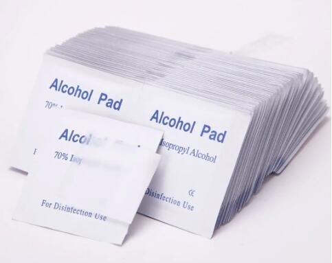 D'alcool médical de 8 de ruelles protections d'alcool protection de coton cosmétique faisant la machine à emballer