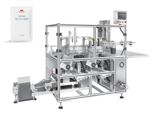 Monophasé facial cosmétique de la machine à emballer de pliage de masque 60HZ