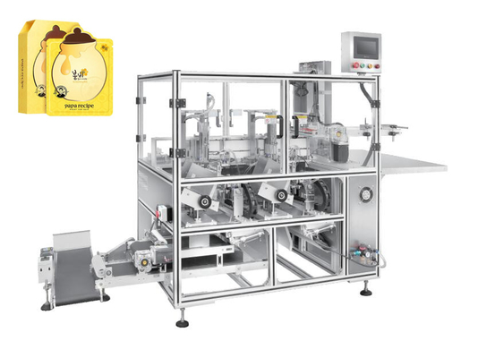 Machine à emballer se pliante de masque cosmétique automatique 220V 500 kilogrammes