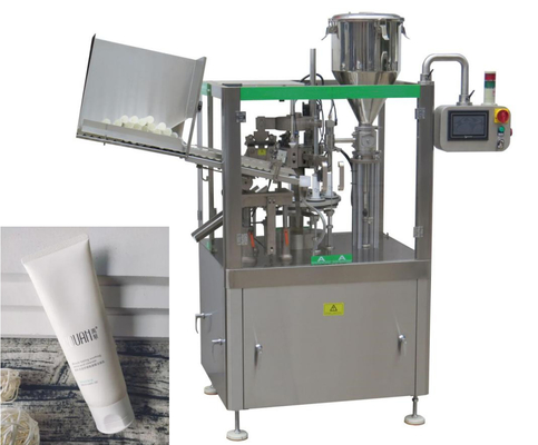Machine de scellage remplissante de tube facial de détergent pour le tuyau mou 3KW 250ml