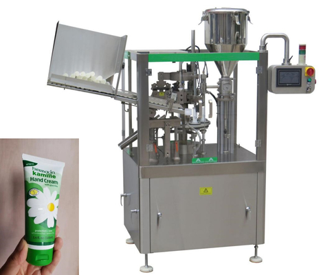 Machine de scellage remplissante de tube automatique à grande vitesse pour la crème de papaye d'émulsion de lotion de corps