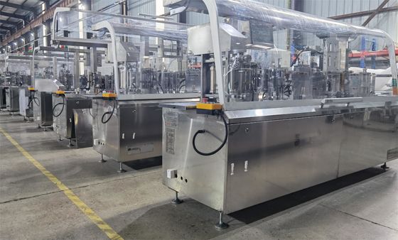 Lingette humide professionnelle d'une seule pièce faisant la machine équipement d'emballage de tissu de cachetage de quatre côtés