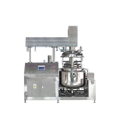 Émulsificateur à vide à grande vitesse Homogénéiseur hydraulique de levage Homogénéiseur à vide Unité Homogénéiseur à vide Cosmétique