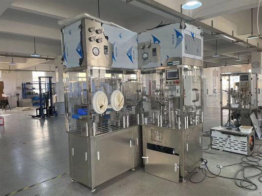 Machine de bouchage de remplissage sous vide à dépilage automatique pour seringues préremplies