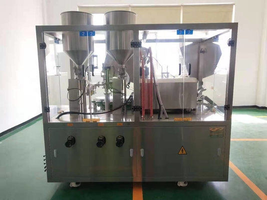 Machine automatique de remplissage et d'étanchéité de tubes en plastique souple pour tubes en aluminium pour crème cosmétique