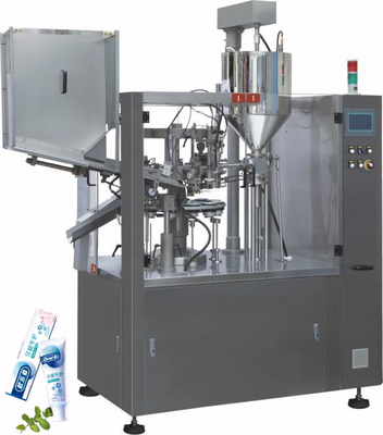 Machine automatique à haute vitesse pour le remplissage de crème pour les mains et le scellage des dentifrices pour le nettoyage du visage
