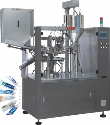 Étancheur automatique de tube de remplissage en aluminium / métal / plastique / matériau composite pour les cosmétiques