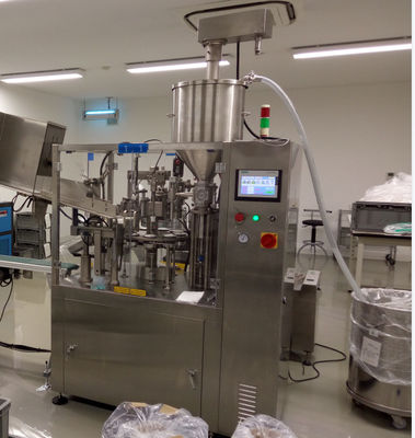 Machine automatique de remplissage de tubes en plastique pour les dentifrices à base de pommade et de crème