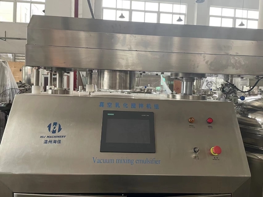 Pâte à dents de haute qualité émulsifiant sous vide mélangeur de laboratoire machine à vide émulsifiant homogénéisateur réservoir de mélange