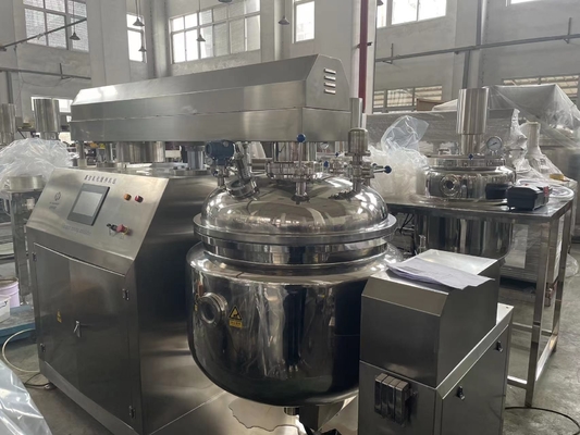 Machine chimique de fabrication de savon liquide homogénéiseur mélangeur cosmétique chauffage acier inoxydable double réservoir de mélange