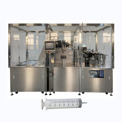Machine automatique de remplissage de seringues en plastique avec remplissage pré-rempli de crème cosmétique gel visqueuse