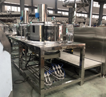 Machines pour le mélange sous vide, homogénéisateurs, réservoirs de mélange de pâtes, machines pour la fabrication de lotions et de crèmes corporelles