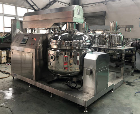 Machines pour le mélange sous vide, homogénéisateurs, réservoirs de mélange de pâtes, machines pour la fabrication de lotions et de crèmes corporelles