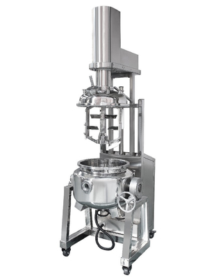 Vêtement à double veste chauffage électrique mélangeur industriel lotion de crème cosmétique homogénéiseur réservoir sous vide émulsifiant