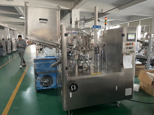 Machine semi-automatique de remplissage et d'étanchéité de pâte avec une précision de ± 1% et un système de contrôle PLC