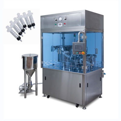 Machine de remplissage de seringues Machine automatique de remplissage de seringues en plastique