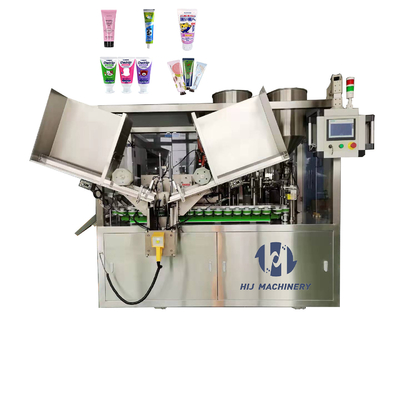Machine automatique de remplissage et d'étanchéité de tubes en plastique souple pour tubes en aluminium pour crème cosmétique