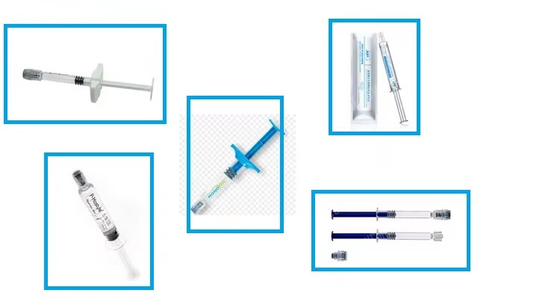 Fabricants automatiques Machine de remplissage de seringue de vaccin de gel de verre pré-rempli