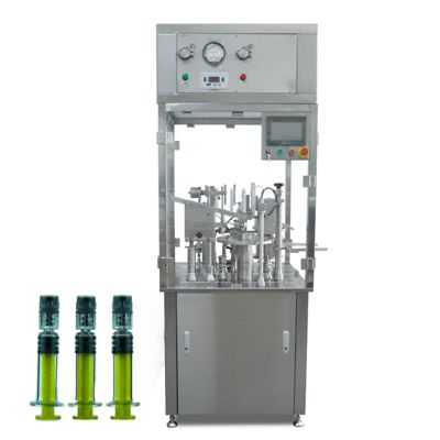 Machine de remplissage et de bouchage automatique de seringues préremplies, seringues en verre, machine de remplissage et de bouchage de gel