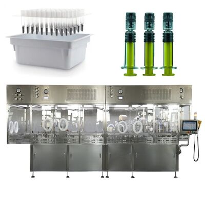 Machine de remplissage de seringues préremplies RTU automatisée à haute vitesse pour la fabrication stérile