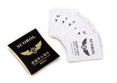 Longue durée de vie fonctionnante de sachet de chiffons de représentation stable humide simple de machine