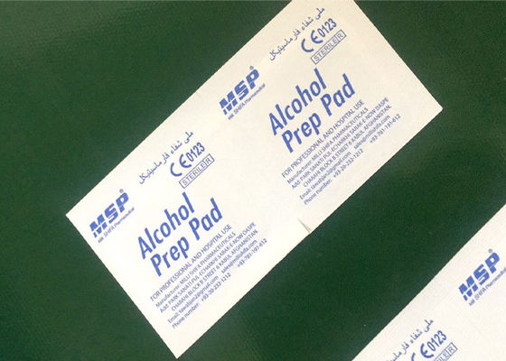 longueur 60Bags/Min Alcohol Pad Packing Machine de 125mm