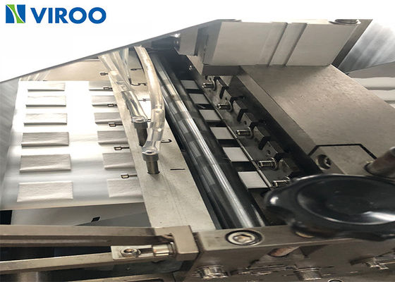 Machine de fabrication automatique à haute vitesse de tampons à alcool à haute vitesse système contrôlé par PLC