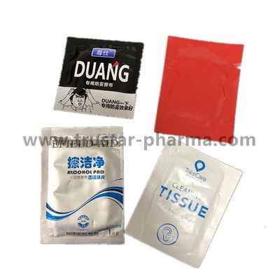 La machine de conditionnement humide de emballage simple de chiffons de pliage de film de CPP 120bags/Min, serviette essuie la chaîne de production