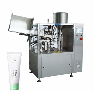 Machine automatique de remplissage et d'étanchéité de tubes pour dentifrice cosmétique, lotion, crème et scellant pour tubes en plastique