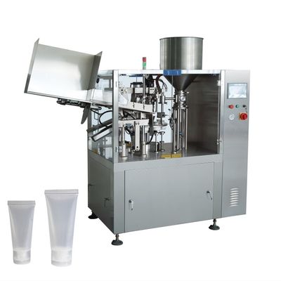 Machine automatique de remplissage et d'étanchéité de tubes pour dentifrice cosmétique, lotion, crème et scellant pour tubes en plastique