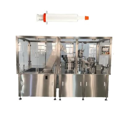 Machine automatique de remplissage et d' enveloppe du gel de la seringue en plastique