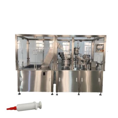 Équipement automatique de seringue de gel vétérinaire Machine de remplissage de seringue de gel gynécologique liquide de haute qualité