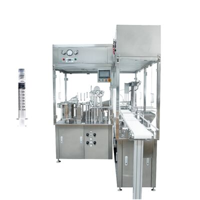 Machine de bouchage de remplissage sous vide à dépilage automatique pour seringues préremplies