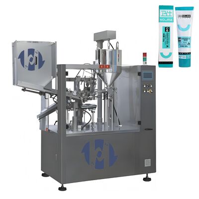 Lotions cosmétiques automatiques contrôlées désinfectant pour les mains gel pommade produits de soins de la peau crème tube machine de remplissage machine d'étanchéité