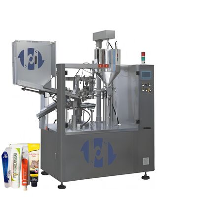 Lotions cosmétiques automatiques contrôlées désinfectant pour les mains gel pommade produits de soins de la peau crème tube machine de remplissage machine d'étanchéité