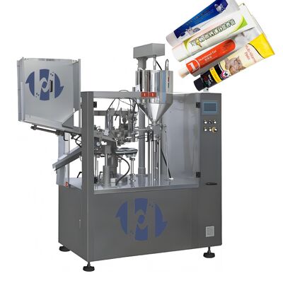Machine automatique de remplissage et de scellage de tubes composites pour dentifrice